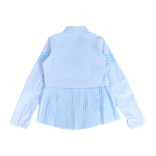 Adidas阿迪达斯新款儿童装女大童梭织外套宽松百搭休闲上衣KS8093