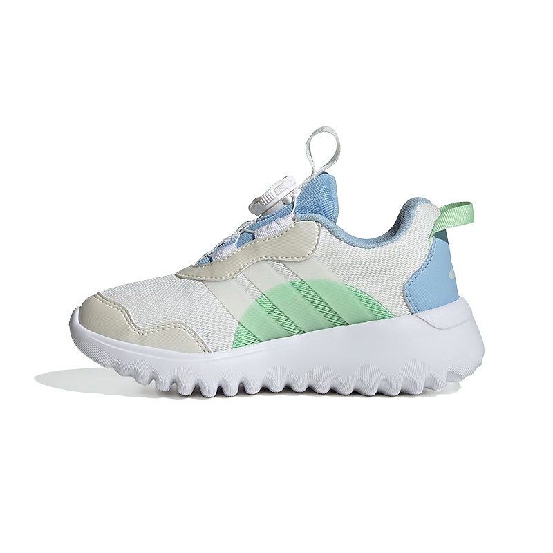 Adidas阿迪达斯中性中童旋钮网面鞋缓震回弹休闲运动鞋 HP3601