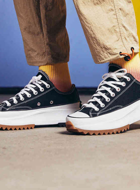 CONVERSE匡威Run Star Hike流星厚底帆布鞋休闲鞋168817C 168816C