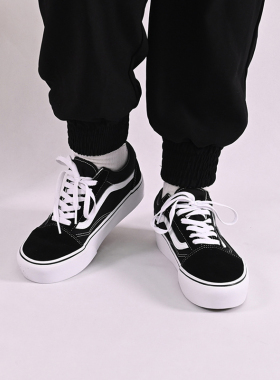 VANS范斯新款女鞋OLD SKOOL Platform厚底松糕鞋板鞋VN0A3B3UY28