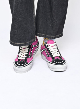 VANS范斯LX Old Skool 36玫红色休闲鞋情侣百搭板鞋VN000E8VHLE
