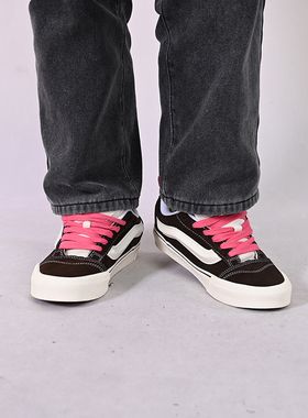 VANS范斯新款Knu Skool男女同款运动休闲鞋低帮面包鞋VN0009QCBF2