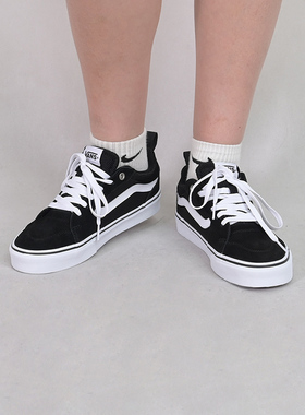 Vans范斯Filmore黑色复古简约休闲鞋男款板鞋运动鞋VN0A3MTJIJU