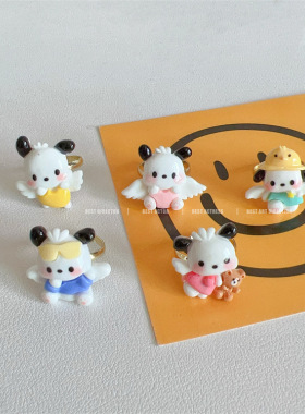 可爱帕恰狗戒指女时尚