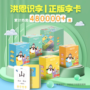 （WIFI版）洪恩识字APP配套实物识字卡片宝宝幼儿启蒙动画认字