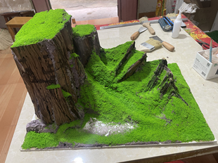 法罗群岛大峡谷ai复刻天然沉木鱼缸造景摆件设计定制款