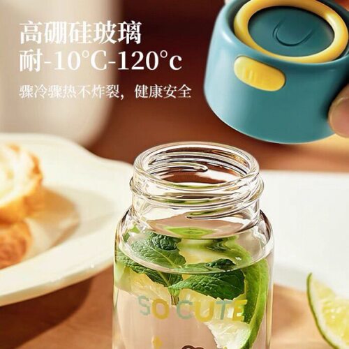 150ml迷你小容量小水杯便携可爱超萌玻璃杯小巧女透明小号口袋杯