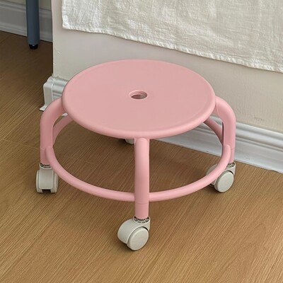 万向轮小凳子家用结实耐用小矮凳大人坐换鞋凳滑轮移动凳子儿童凳