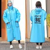 EVA成人雨衣防爆雨加大加长加厚雨衣自行车电动车雨衣男女大学生