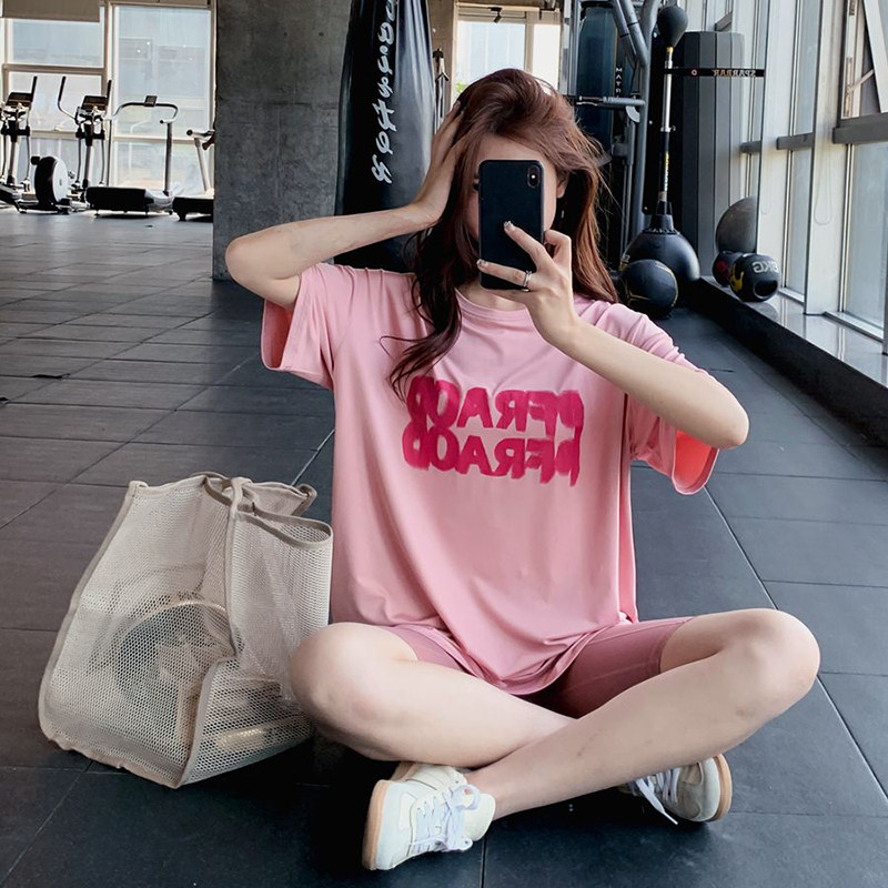 大码速干上衣2025夏季女跑步运动罩衫跑步羽毛球瑜伽服短袖t恤女,运动/瑜伽/健身/球迷用品,瑜伽t恤,淘宝优惠券,粉丝福利购,淘宝优惠卷