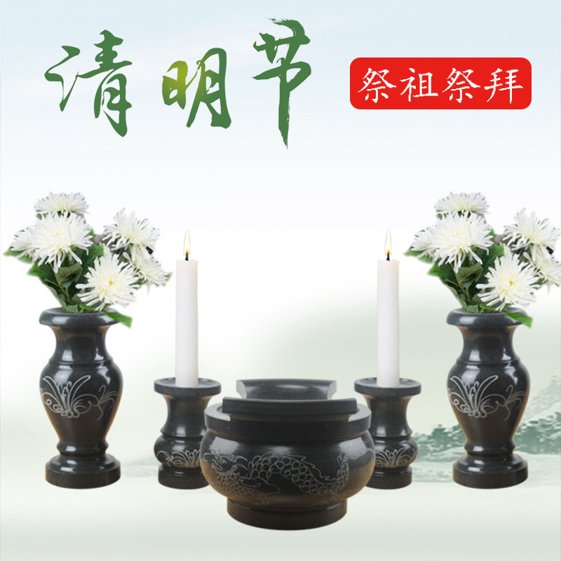石雕香炉手工雕刻青石炉图片