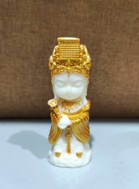 象牙果可爱妈祖小摆件家居办公室桌面摆件创意工艺品