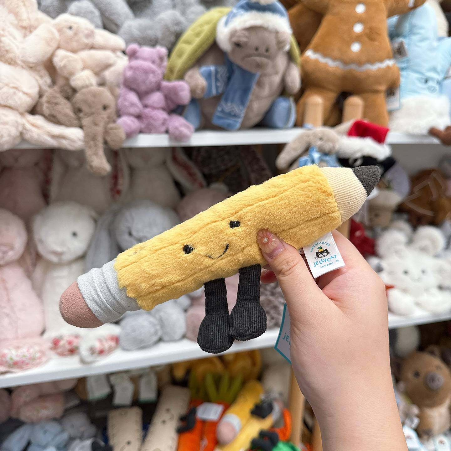 JELLYCAT正品清仓文具系列趣味铅笔毛绒玩具学生礼物送朋友