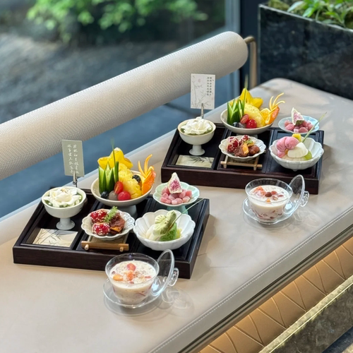 中式茶歇摆台装饰精致高颜值