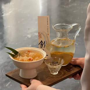 中式茶歇摆盘装饰商务位上餐具美容院洗浴中心下午茶甜品点心托盘