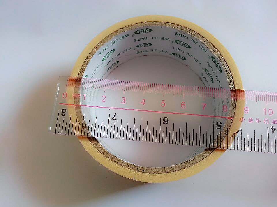 厂家直销美纹纸 皱纹纸 宽3.6cm净肉厚0.5cm 10米长 可手写胶纸