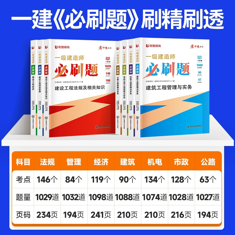 优路教育2026年一级建造师必全国一级建造师考试