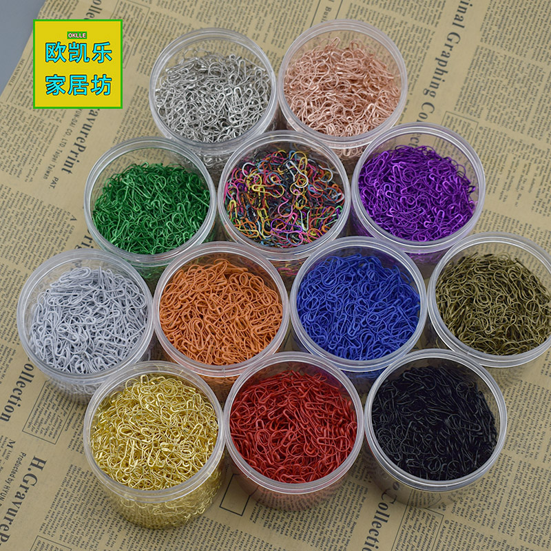 1000枚罐装葫芦形别针衣服固定