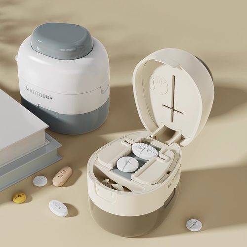 多功能切药器精准分药器一分二四分之一分药剪切割器药丸片小药盒