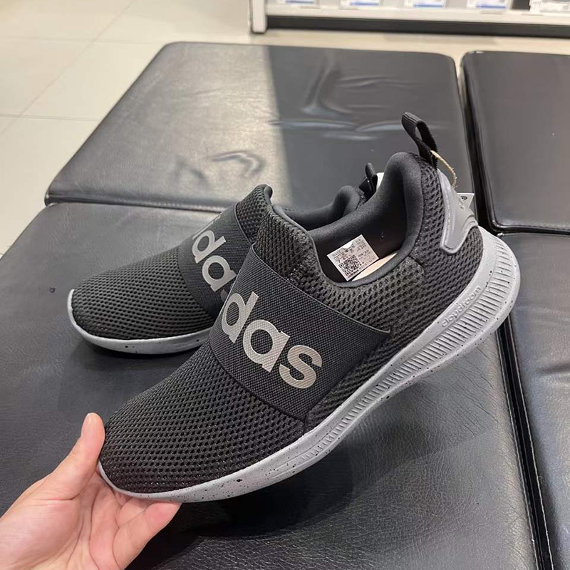 Adidas/阿迪达斯男鞋网面透气轻便一脚蹬运动休闲鞋跑步鞋 GW8145