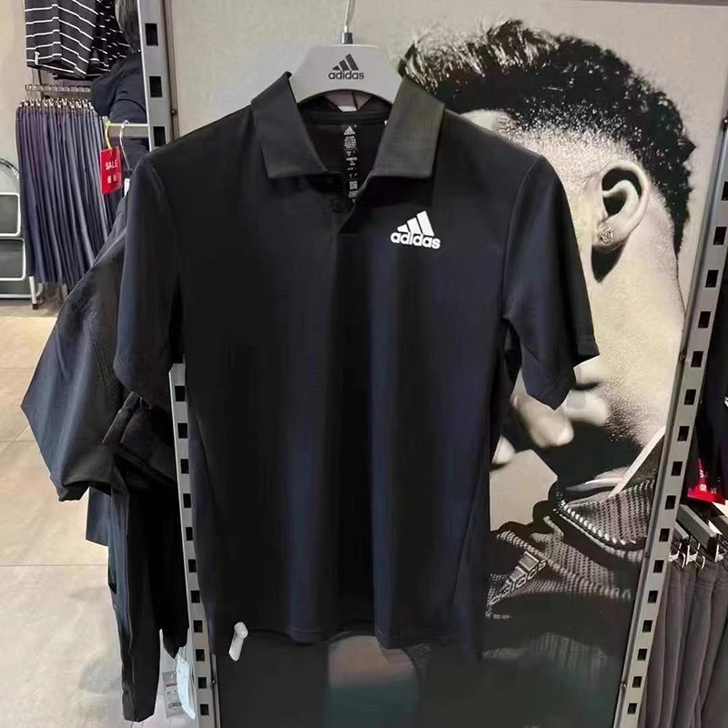 Adidas/阿迪达斯夏季新款男网球运动短袖翻领T恤休闲POLO衫HC2716 运动服/休闲服装 运动T恤 原图主图