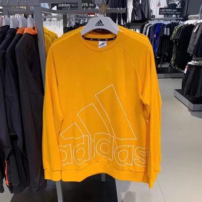 阿迪达斯adidas男装户外休闲运动圆领套头衫卫衣HB5088