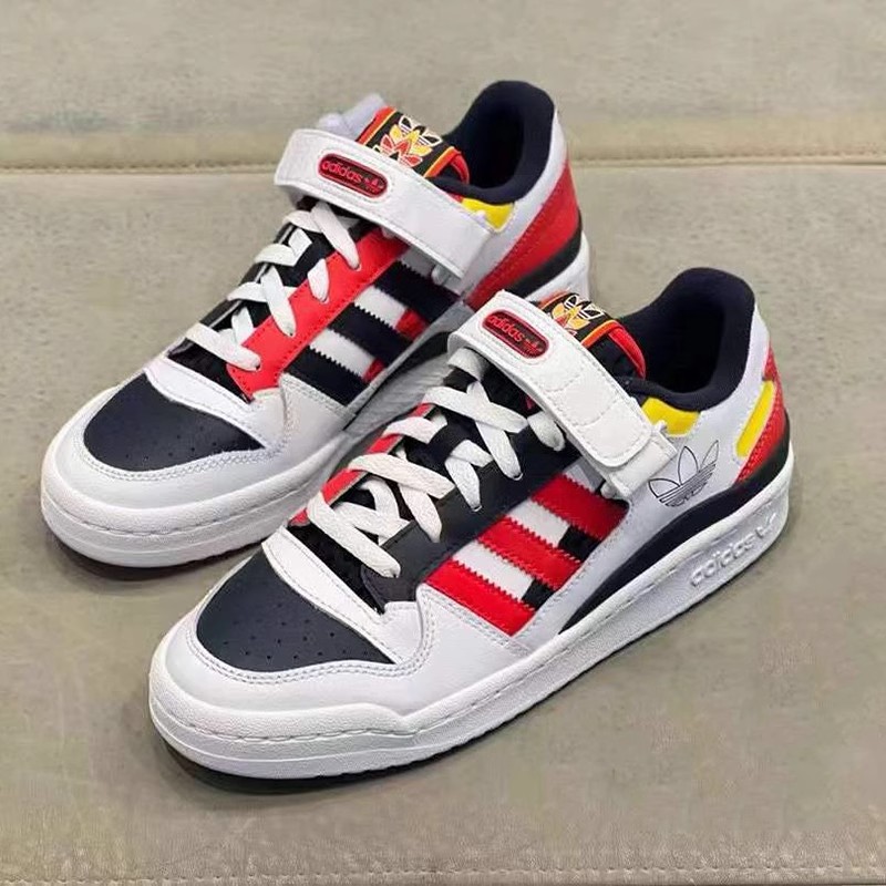 Adidas/阿迪达斯正品三叶草FORUM LOW J大童休闲运动鞋 H04423