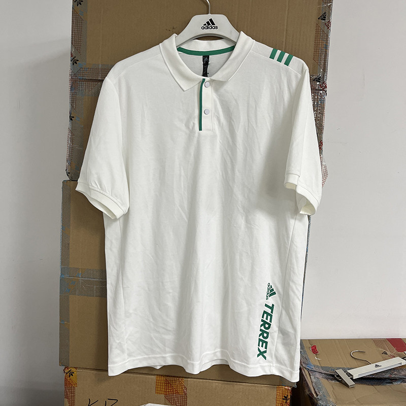 adidas/阿迪达斯正品terrex户外男子运动休闲短袖polo衫t恤he5246