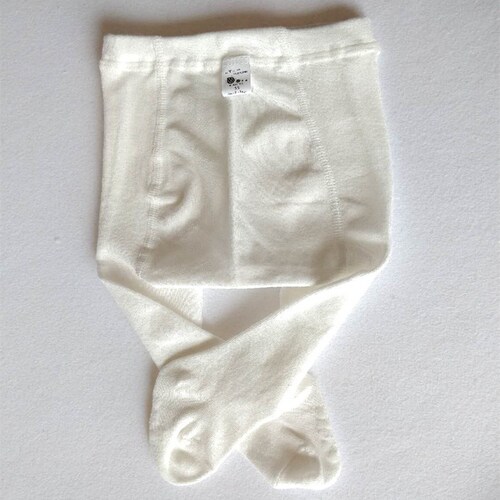 进口加裆大纯色婴幼儿宽松连裤袜