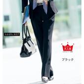 小喇叭裤 日单女装 立体剪裁显瘦黑色长裤 西裤 春秋千家通勤弹力正装