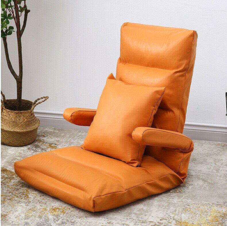 扶手款懒人沙发飘窗坐垫床上卧室地上靠背一体椅垫宿舍榻榻米坐垫