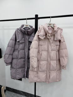 羽绒服女中长款冬季新款时尚女士高级感保暖好看鸭绒外套