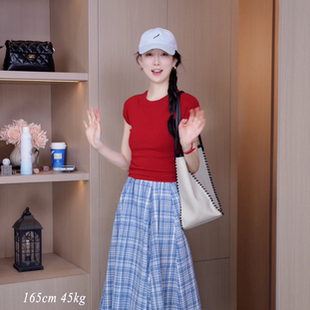 OUDOCKEE 鸥鸥【爆款果冻T】 棉 夏季女款修身百搭显瘦T恤短袖