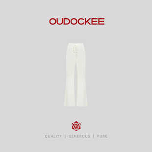OUDOCKEE 鸥鸥【鸥鸥同款】休闲裤舒适微喇 KBBE2469T