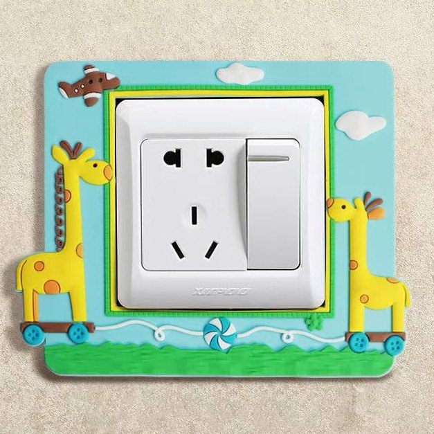 卡通开关套开关贴墙贴保护套客厅卧室欧式灯插座装饰套现代,家居饰品,开关贴,淘宝优惠券,粉丝福利购,淘宝优惠卷