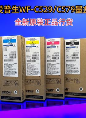 爱普生原装WF-C529R WF-C579R C579Ra 墨盒T01C1墨袋 T01D1大黑色