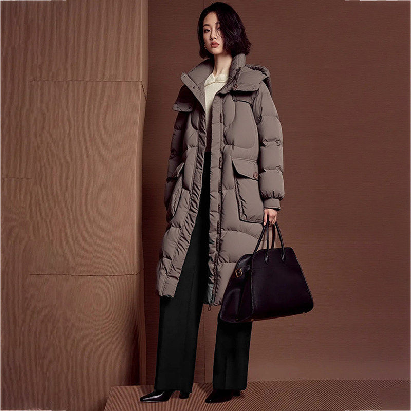 【依系列】新款女装折扣2025年冬季专柜90绒连帽保暖羽绒服,女装/女士精品,羽绒服,淘宝优惠券,粉丝福利购,淘宝优惠卷