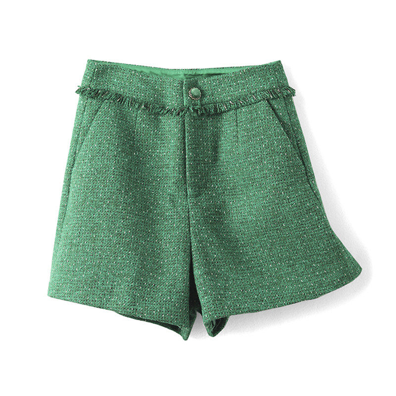 【贝系列】新款女装折扣2025年冬季专柜499元粗花呢休闲短裤,女装/女士精品,休闲裤,淘宝优惠券,粉丝福利购,淘宝优惠卷