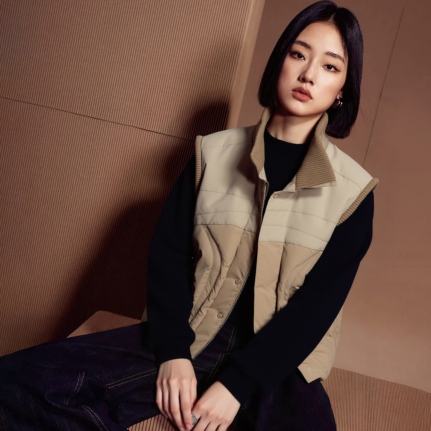 米T系列1399元90绒羽绒马甲