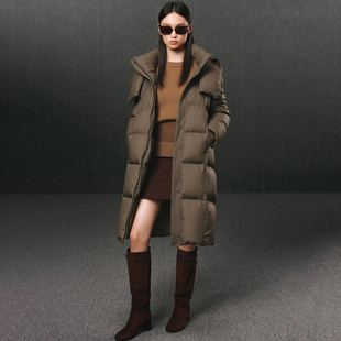 品牌女装 依目系列2399元 224克锁热加厚90绒羽绒服折扣25冬季