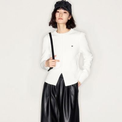 古系列489元纯色毛衣针织衫