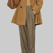 专柜699元 50%羊毛休闲裤 女装 折扣2025年冬季 Q系列 新款