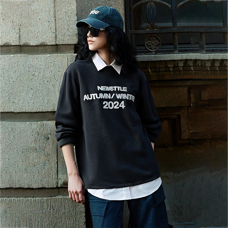 【祖系列】品牌女装折扣2025年冬季689元65%粘纤桑蚕丝T恤