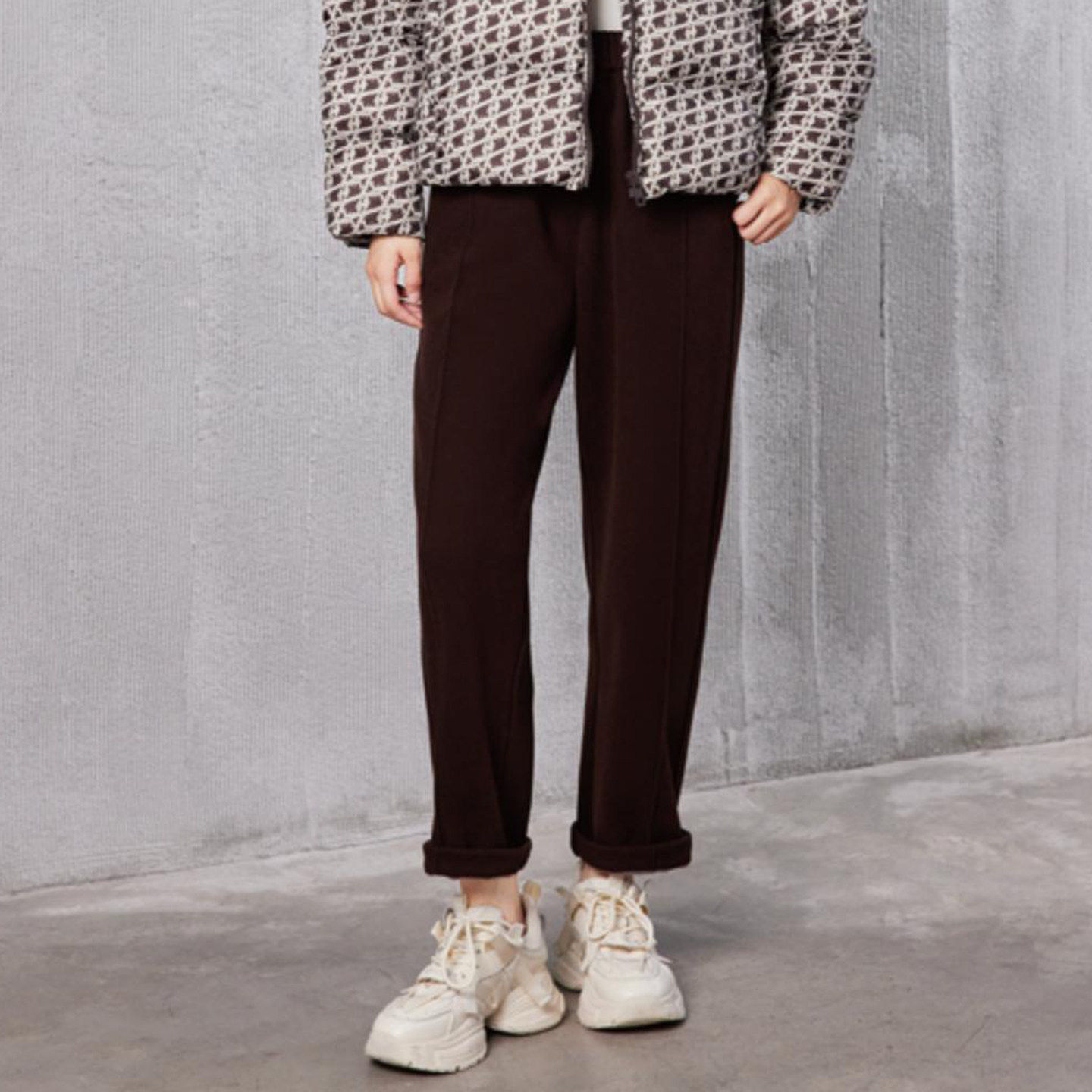 觅系列专柜389元毛呢裤保暖休闲裤折扣2025年冬新款女装,女装/女士精品,休闲裤,淘宝优惠券,粉丝福利购,淘宝优惠卷