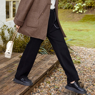 479元 折扣2025年冬季 商场品牌女装 百搭亲肤毛呢休闲裤 画系列