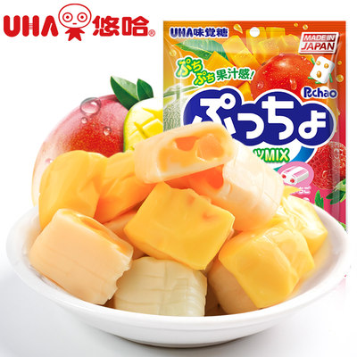 日本进口90g夹心水果软糖糖