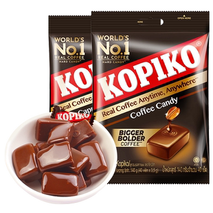 kopiko可比可咖啡糖卡布奇诺味咖啡原味即食硬糖糖果零食印尼进口