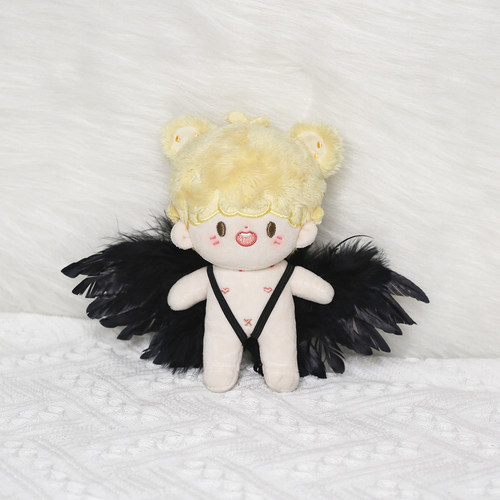 娃用小物 现货20cm棉花娃娃天使翅膀15cm10cm小物娃衣配件bjd通用