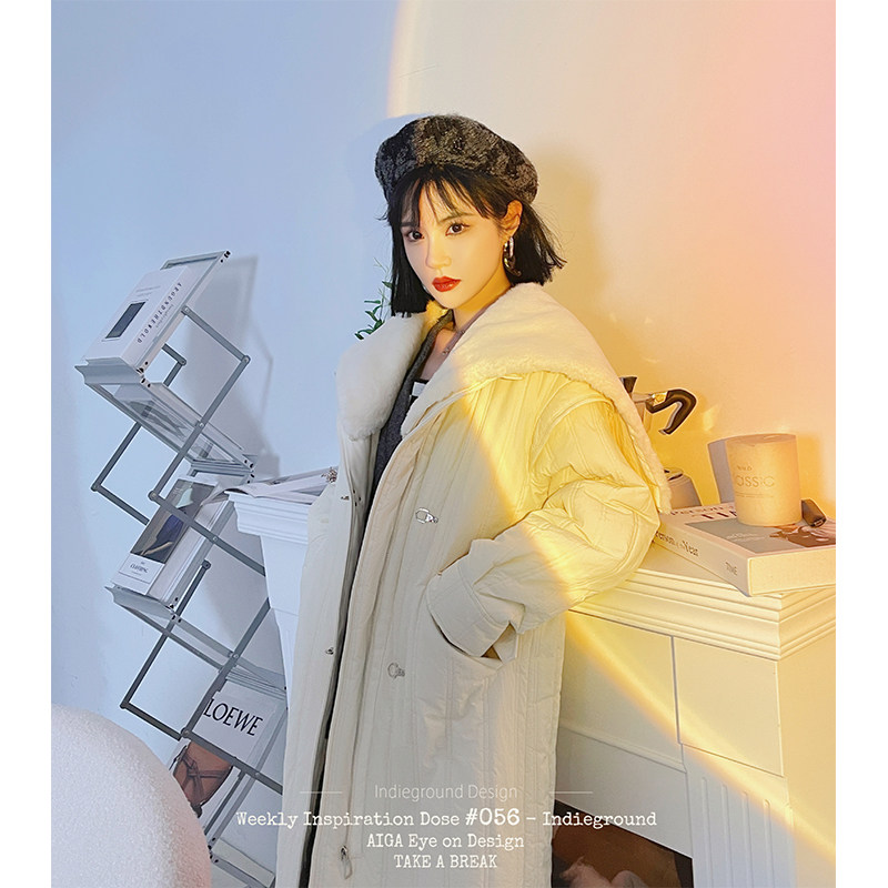 NANASTORE胶囊系列外套女秋款小个子棉衣棉服厚中长款棉袄派克服