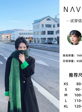 复古长款外套休闲气质